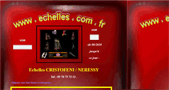 Desktop Screenshot of echelles.com.fr