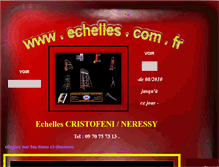 Tablet Screenshot of echelles.com.fr